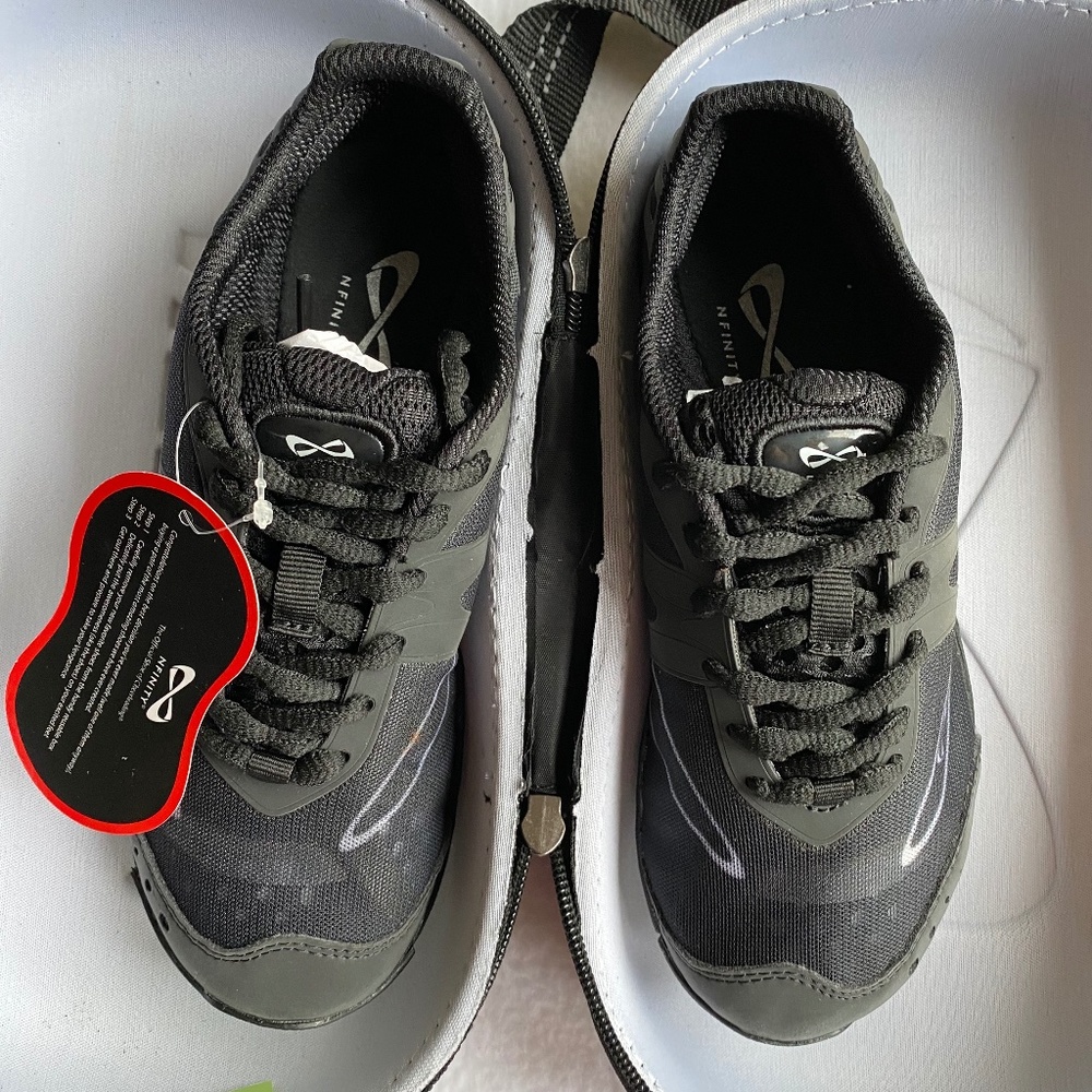 NWT Nfinity Vengeance Cheer Shoe - Black Multiple Sizes